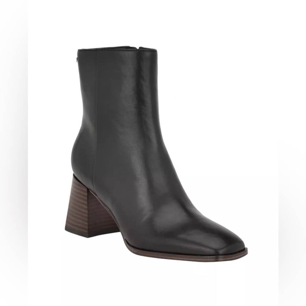 Calvin Klein Women's Broma Square Toe Tapered Heel Dress Booties Size 7.5